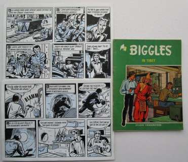 Biggles 9 - Originele pagina (p.28) - Biggles in Tibet - (1967) | Catawiki