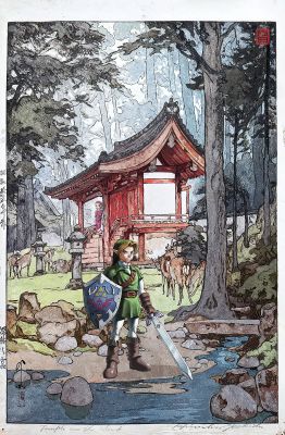 The Legend of Zelda: Temple Woods ゼルダの伝説：神殿の森 | Corner4art
