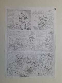 Lara Molinari - Preliminare per Tavola Conclusiva "Paperinik Il Fortunello" - Firmato - Loose page - (2019) | Catawiki