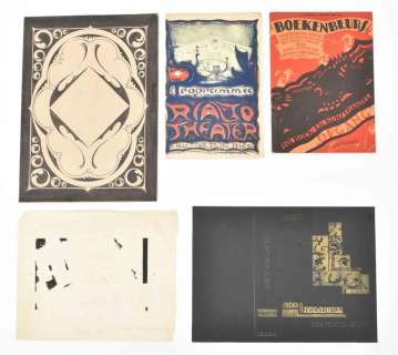 [ORIGINAL BOOK & COMIC ARTWORK] BAAK, N. (1892-1961). 25 ORIGINAL BOOK COVER DESIGNS | Zwiggelaar Auctions