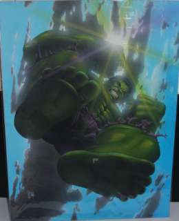 Matt Busch - hulk dynamic poster art - signed