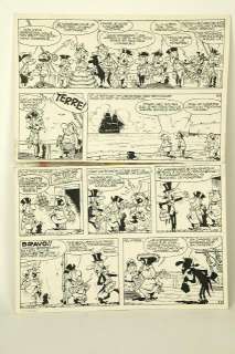 Remacle | Vieux Nick et Barbe Noire, planche n°8 Ã  l’encre… | Banque Dessinée