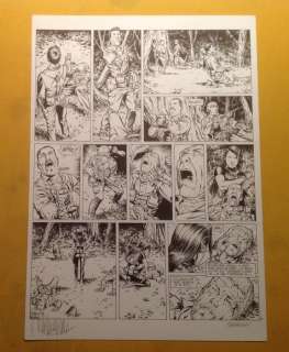 Guérineau, Richard - Original page (p.33)  - Le chant des Stryges 6  - Existences  - (2002)