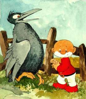 Paulus de Boskabouter - Paulus en Salomo - Loose page - O.I. ink and watercolor - (1962/1963) | Catawiki