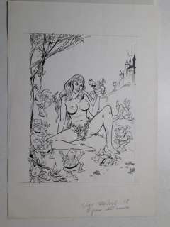 Sexy Favole n. 12 - L. Cimpellin - Originale di Copertina - Loose page - (1973) | Catawiki