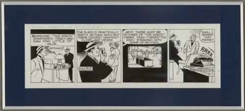 78: Gould Dick Tracy daily 8/16/51 original comic art | Russ Cochran