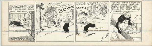 Edwina Dumm Cap Stubbs and Tippie Orig Ink Daily Comic Strip Art signed 1946 227 | eBay US (Buy It Now)