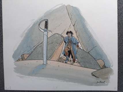 Juillard, André - Dessin original de Barbe-Rouge - La Marée de St Jean - (1998) | Catawiki