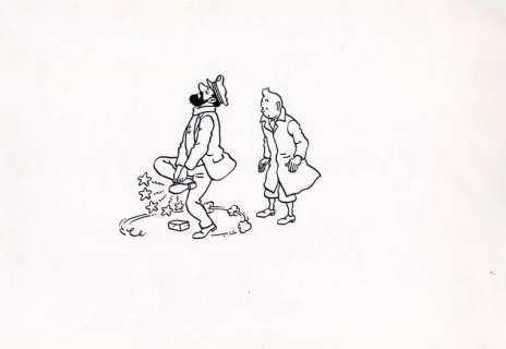 Illustration originale pour verre | BDEnchères