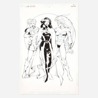Lee Moder And Pam Eklund | Legion of Super-Heroes Annual #6 Page 7 Original Art (DC Comics, 1995) | Landry Pop Auctions