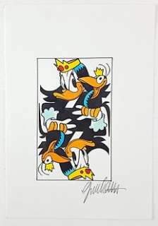 Giorgio Cavazzano - Illustrazione Originale "Amelia Regina di Picche" - Firmata - Loose page - (1994)