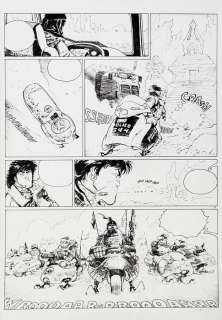 Marini | Gipsy, planche n°55 Ã  l’encre de Chine et Ã  la … | Banque Dessinée