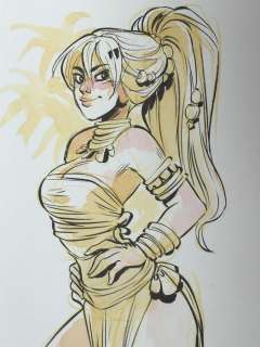 Barbucci, Alessandro - Dessin original en couleur - EkhÃ¶ monde miroir | Catawiki