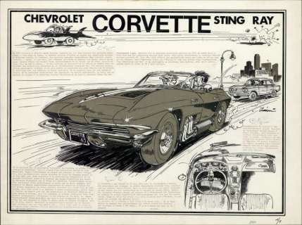 Jidéhem (Jean de Mesmaeker Dit) - Corvette Sting Ray