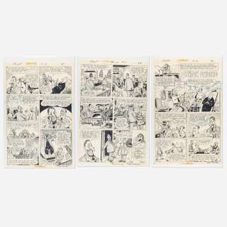 Dave Manak, Plop! #7 "Switch Ending" Complete 3 Page Story Original Art (DC Comics, 1974) | Landry Pop Auctions