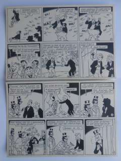 Moor, Bob De - Originele pagina (p.10) - Nonkel Zigomar, Snoe en Snolleke - De witte maw-maw - (1953) | Catawiki