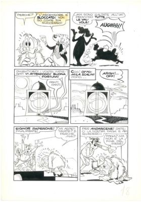 Tavola originale - Zio Paperone e i capricci della Numero 1 - Giorgio Cavazzano | eBay Europe (Buy It Now)