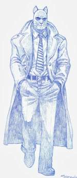 Sanjulian, Manuel - Original drawing - John Blacksad | Catawiki