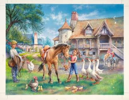 Marcel MARLIER 1930—2011 Martine et la leçon d’équitation | Artcurial