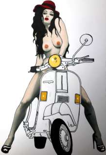 Roxana - illustraz. originale " Vespa " (29x42cm) - Loose page - (2014) | Catawiki