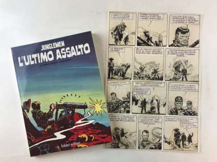 Hugo Pratt - tavola originale "Junglemen L’Ultimo Assalto" - Loose page | Catawiki