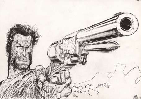 Lamy | Colt Walker, illustration inédite Ã  l’encre de C… | Banque Dessinée