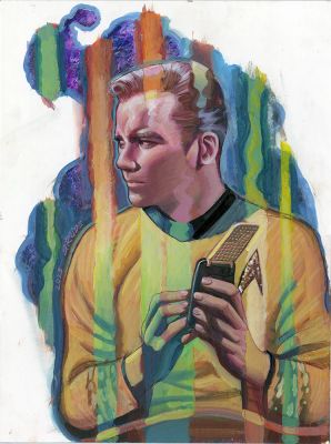 Steve Rude | Captain Kirk with Tricorder | Steve Rude