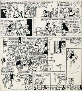 Saint-Ogan | Zig et Puce, planche n°2 (notée 30) Ã  l’encre d… | Banque Dessinée