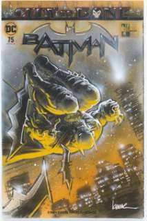 Kaare Andrews Batman #75 Sketch Cover Variant Original Art (DC, 2019) CGC Signature Series NM 9.4 White pages. - | Heritage