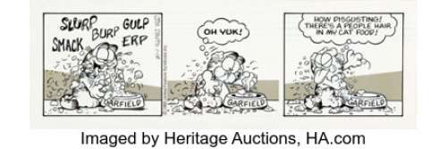 Davis, Jim | Jim Davis Garfield Daily Comic Strip Original Art dated 1-16-85 (United Feature Syndicate, 1985). ... | Heritage