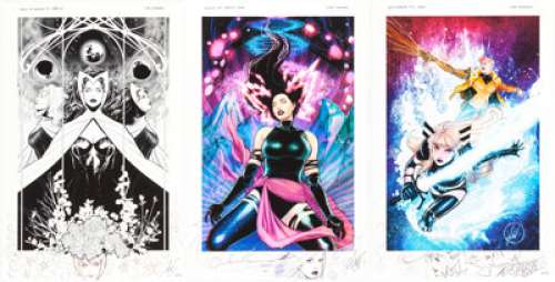 Marvel Artist - Lucas Werneck - Marvel Digital Art Printed Artist Proof Group of 3 (Marvel, 2020-22).... (Total: 3 Original Art)