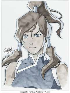Artist, Unknown - Ryan Odagawa - Korra Illustration Original Art (2022)....