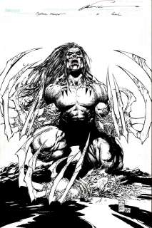 Marc Silvestri Joe Weems - cyberforce #2 cover (awesome ripclaw, used for 2 covers! ) 2006