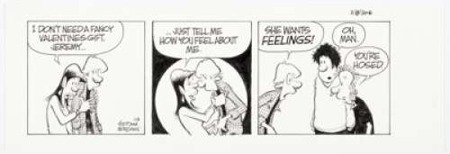 Borgman, Jim | Jerry Scott and Jim Borgman Zits Daily Comic Strip Original Art dated 2-8-16 (King Features Syndicate, 2016).... | Heritage