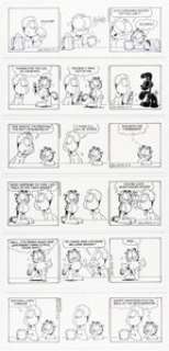 Jim Davis | Garfield Consecutive Daily Comic Strip Original Art Group of 6 (PAWS, 1998). (Total: 6 Original Art) | Heritage