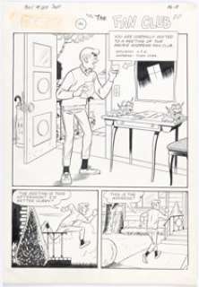 Dan DeCarlo and Rudy Lapick Archie’s Girls Betty and Veronica #129 Complete 5-Page Story "The Fan Club" Original Art (Archie, 1966). (Total: 5 Original Art) | Heritage