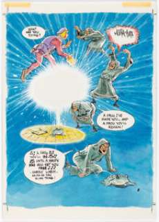 Will Eisner Prinsessen og frøen [Princess and the Frog] Story Page 5 Original Art (Bogfabrikken, 1998). | Heritage