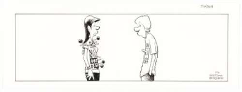 Jerry Scott and Jim Borgman Zits Daily Comic Strip Original Art dated 7-16-13 (King Features Syndicate, 2013). | Heritage