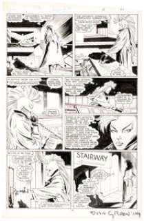 Marc Silvestri and Dan Green The Uncanny X-Men #220 Storm Story Page 8 Original Art (Marvel, 1987). | Heritage