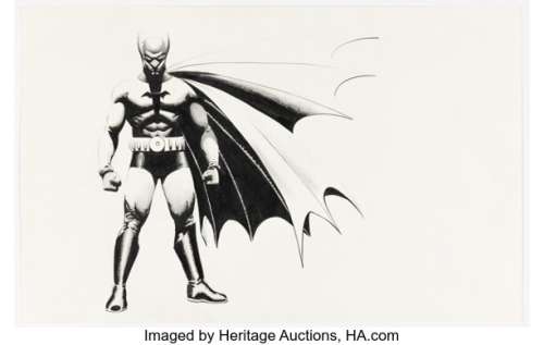 John Cassaday - Batman Illustration Original Art (undated). | Heritage