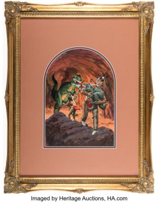 George Wilson (attributed) Turok, Son of Stone #102 Cover Original Art (Gold Key, 1976). | Heritage