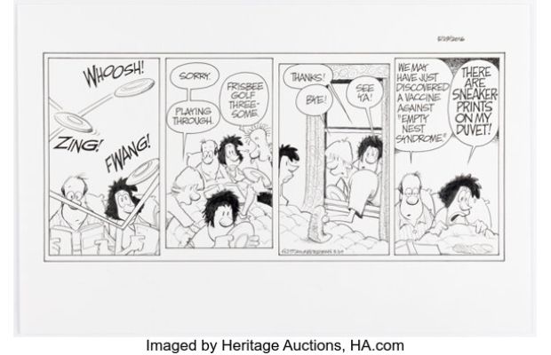 Jerry Scott and Jim Borgman Zits Sunday Comic Strip Original Art dated 5-29-16 (King Features Syndicate, 2016). | Heritage