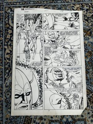The Avengers 250 Original Art Al Milgrom 1984 page 27 Iron Man Vision & Tigra | eBay Europe (Buy It Now)