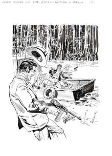 Mister No n. 274 - Cover Originale "Intrighi e veleni" Diso - Loose page - (1998) | Catawiki