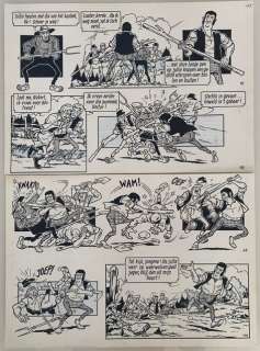 Robert en Bertrand 8 - Originele pagina (p.11) - De weerwolf - (1975) | Catawiki