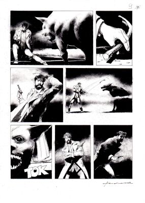 Corrado Roi | Dylan Dog n.406 L’ultima risata p.13 | Tavole Originali