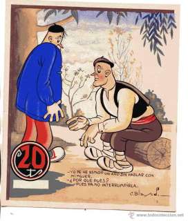 Jesús Blasco Monterde (Barcelona 1919 -1995) ORIGINAL PARA PORTADA CUENTOS VASCOS GERPLA