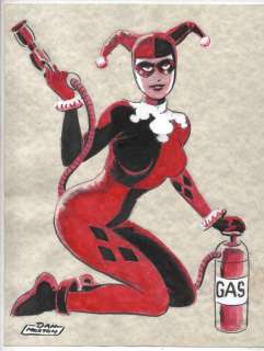 Dan Morton | HARLEY QUINN, 8.5x11, with GAS | High Quality Comics