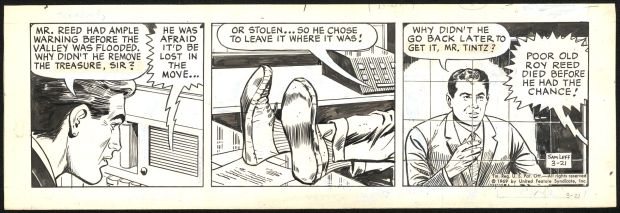 Sam Leff | Davy Jones daily strip | Galerie Laqua