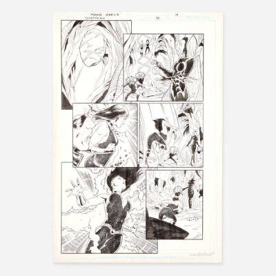 Manuel García And Mark McKenna | Lot 342 - Countdown #35 Story Page 19 Original Art (DC Comics, 2007) | Landry Pop Auctions